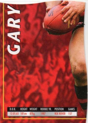 1995 Bewick Enterprises AFLPA Football Quarters #29 Gary O'Donnell Front